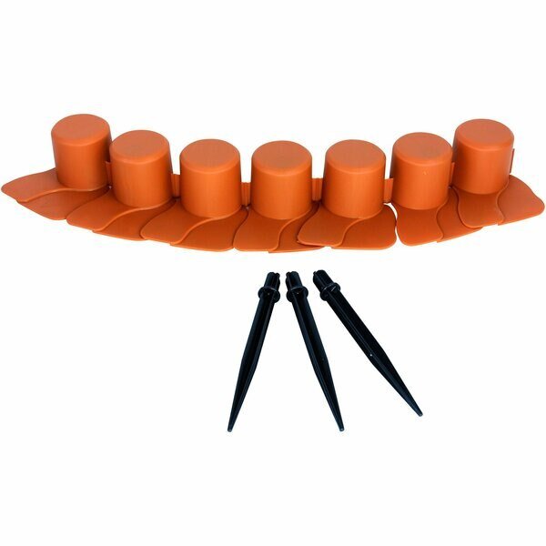 Trim Free Lawn Curbing, Edging & Weed Barrier, Terracotta, Emsco Group, Mfr#: 2085